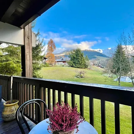 Apartment Bright With Balcony And Pool Megève